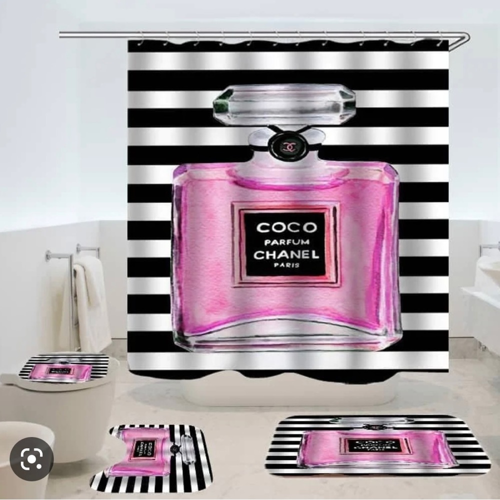 Vintage Chanel Shower Curtain
